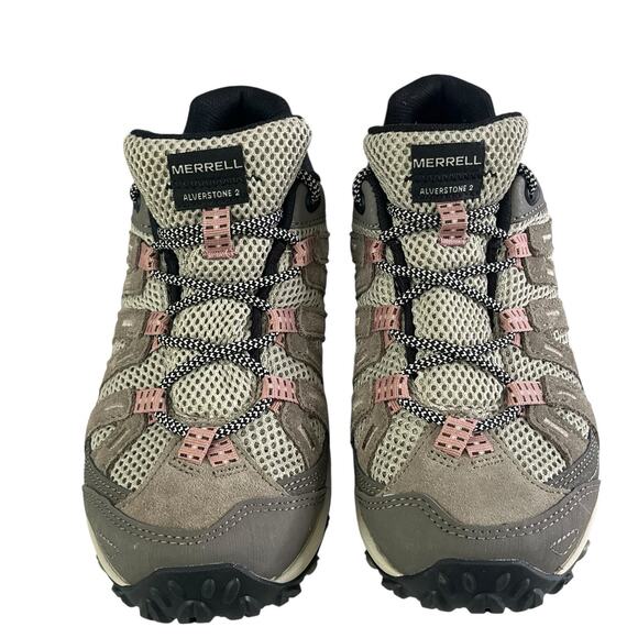 Merrell Women's Alverstone 2 Hiking Sneaker Women’s 7.5 Athletic Shoe Aluminum - Picture 3 of 16